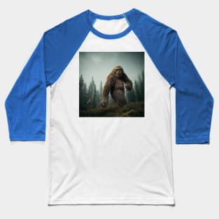 Sasquatch in Nature Baseball T-Shirt